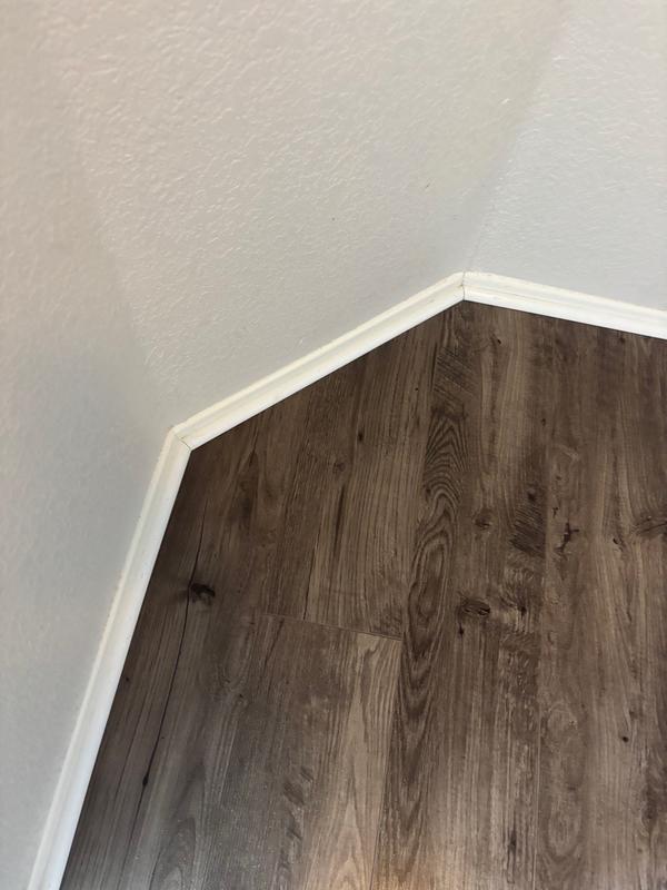 After: clean baseboard