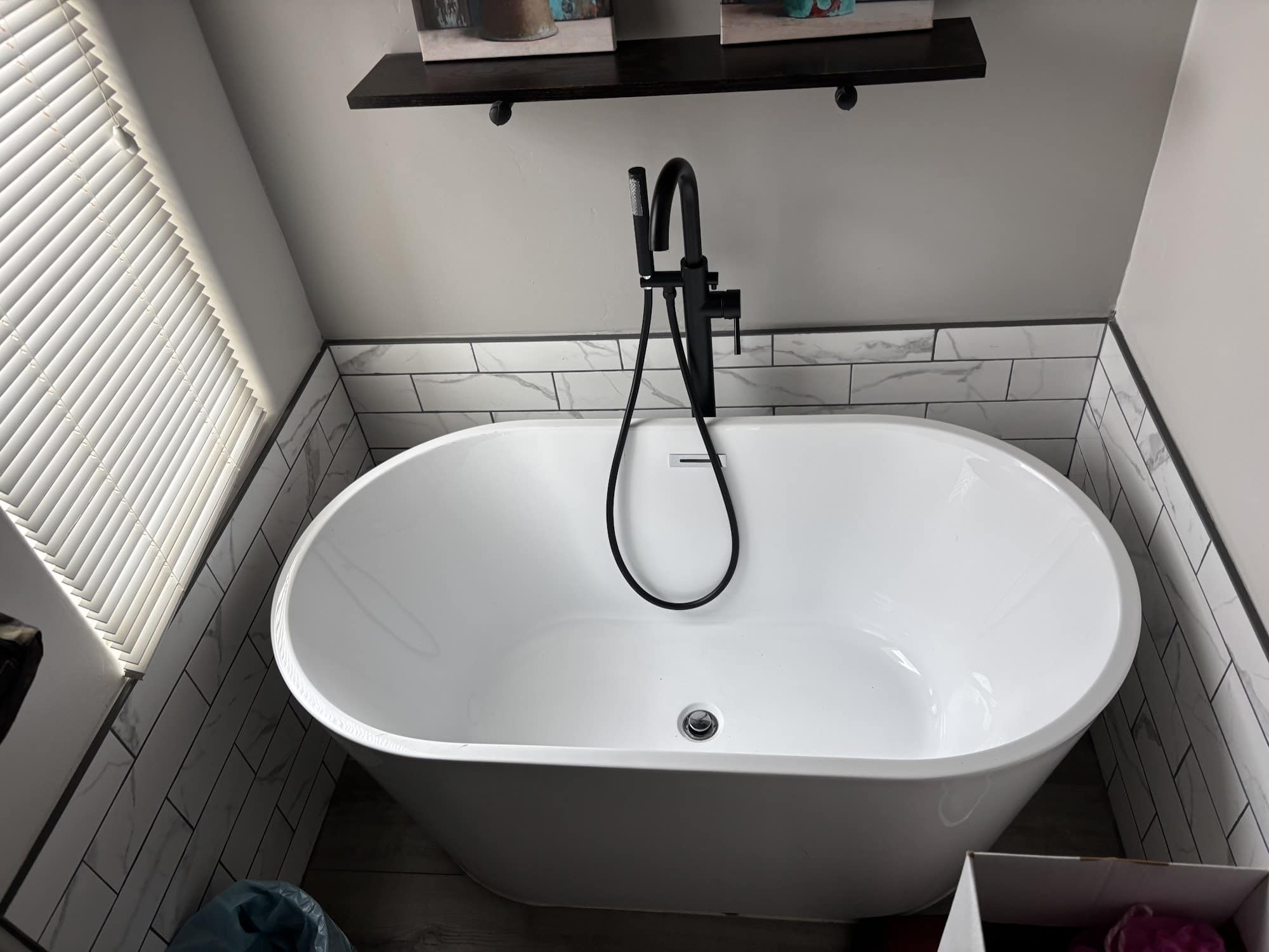 After: clean tub